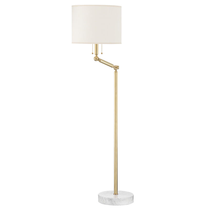 Hudson Valley Lighting Essex Floor Lamp in Aged Brass MDSL151-AGB