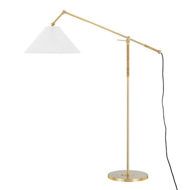 Hudson Valley Lighting Dorset Floor Lamp in Aged Brass MDSL512-AGB