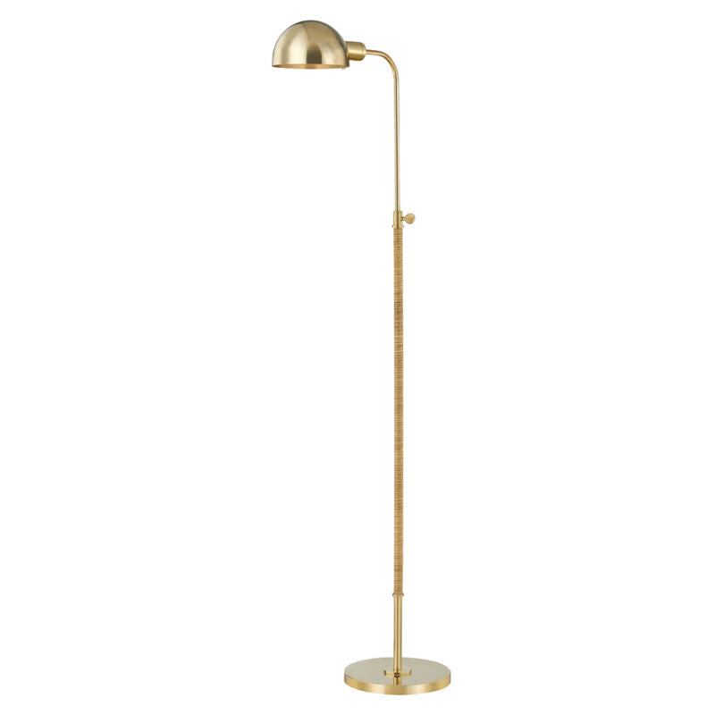 Hudson Valley Lighting Devon Floor Lamp in Aged Brass MDSL521-AGB