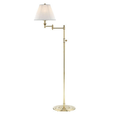 Hudson Valley Lighting Signature No.1 Floor Lamp in Aged Brass MDSL601-AGB