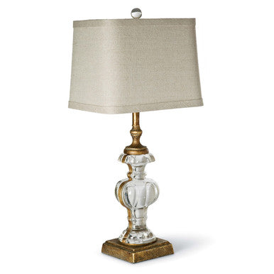 Regina Andrew Southern Living Parisian Glass Table Lamp in Antique Gold Leaf by Regina Andrew 13-1100