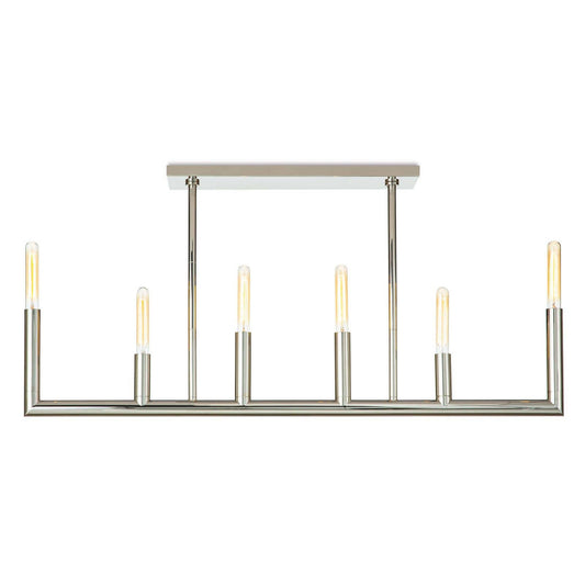 Regina Andrew Wolfe Linear Chandelier (Polished Nickel) 16-1312PN