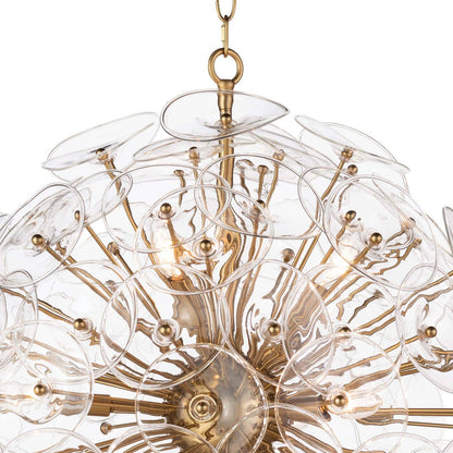 Regina Andrew Poppy Glass Pendant Chandelier Small 16-1243CLR