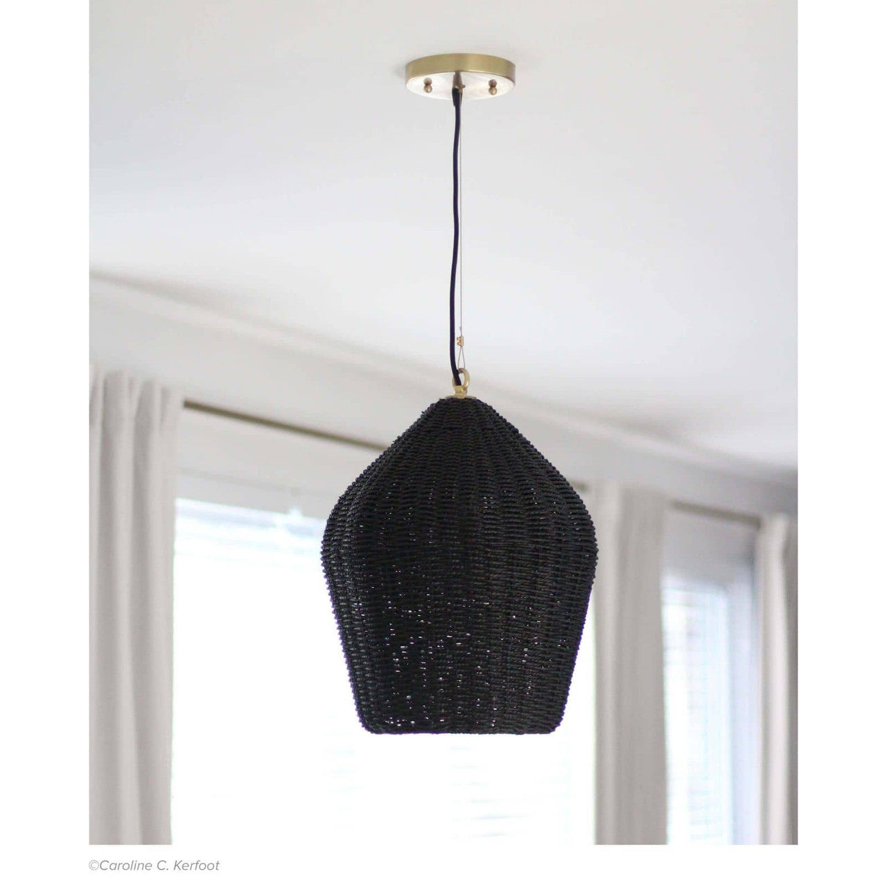 Regina Andrew Coastal Living Georgian Pendant (Black) Designed By Regina Andrew 16-1261BLK