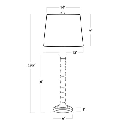 Regina Andrew Coastal Living Perennial Buffet Lamp in Natural By Regina Andrew 13-1543NAT