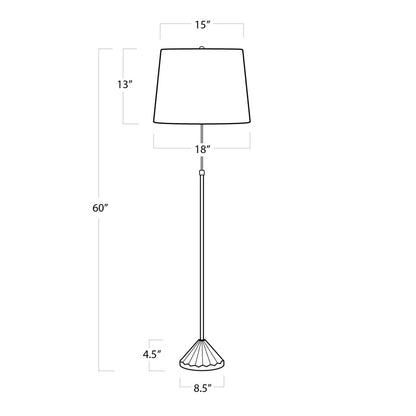 Regina Andrew Coastal Living Parasol Floor Lamp Designed By Regina Andrew 14-1033