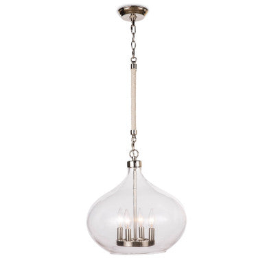 Regina Andrew Coastal Living Dover Pendant (Polished Nickel) Designed By Regina Andrew 16-1207PN