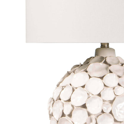 Regina Andrew Coastal Living Lucia Ceramic Table Lamp (White) Designed By Regina Andrew 13-1366WT