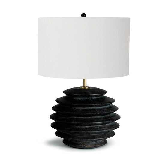 Coastal Living Accordion Table Lamp Round (Ebony) 13-1209EB