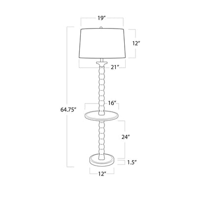 Regina Andrew Coastal Living Perennial Floor Lamp in Natural By Regina Andrew 14-1058NAT