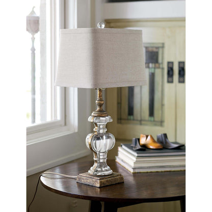 Regina Andrew Southern Living Parisian Glass Table Lamp in Antique Gold Leaf by Regina Andrew 13-1100