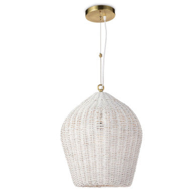 Regina Andrew Coastal Living Georgian Pendant (White) Designed By Regina Andrew 16-1261WT