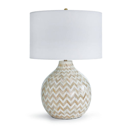 Regina Andrew Chevron Bone Table Lamp (Natural) 13-1201