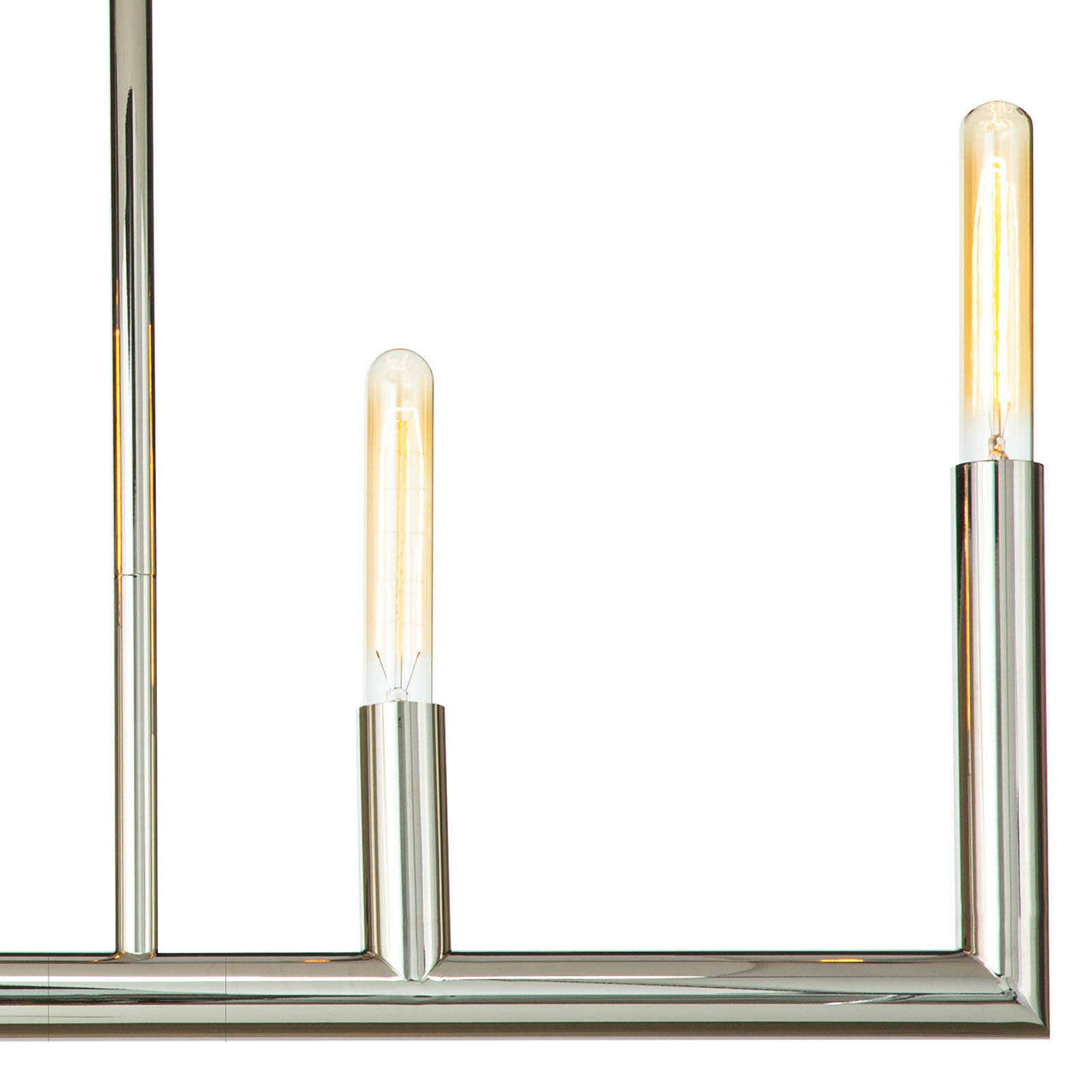 Regina Andrew Wolfe Linear Chandelier in Polished Nickel 16-1312PN