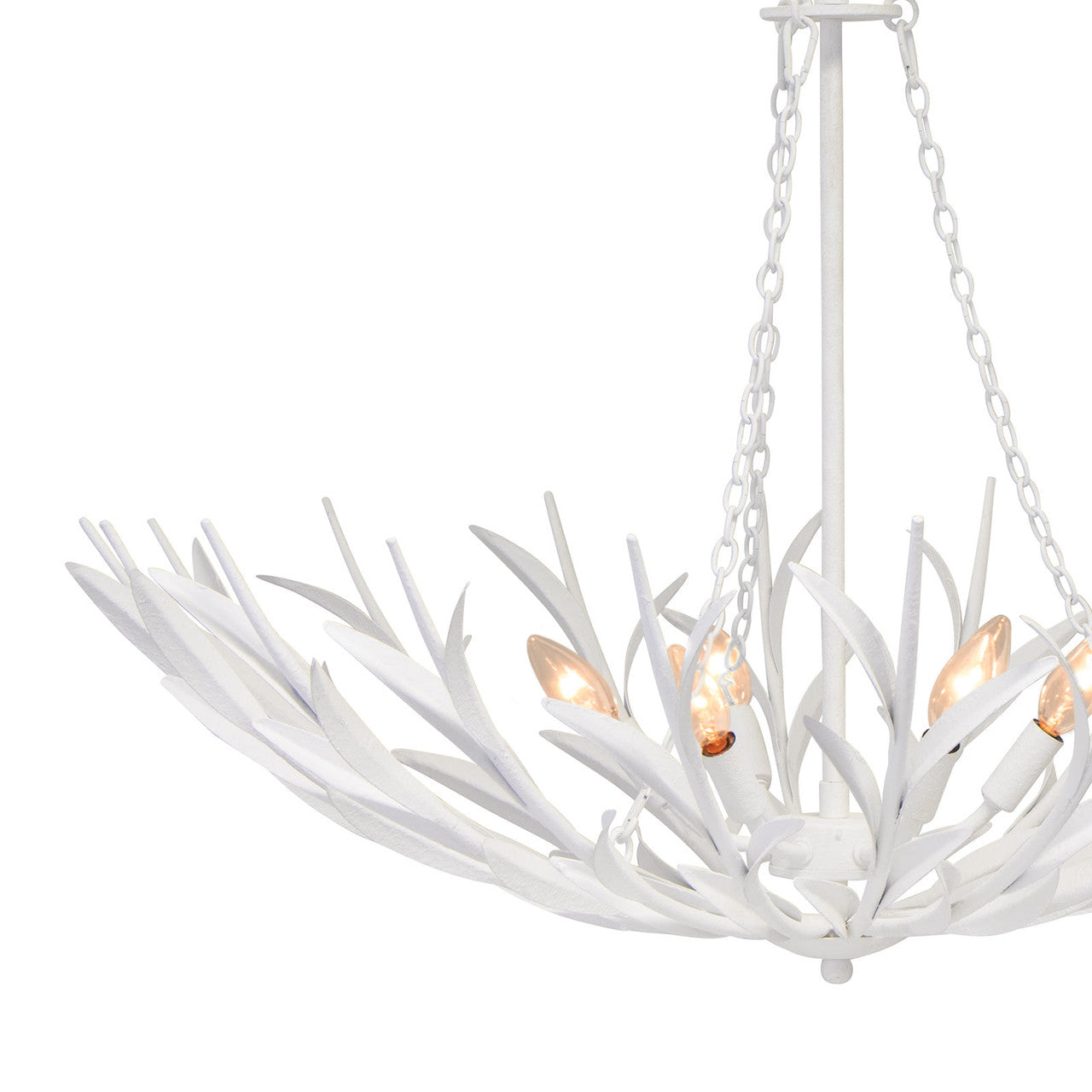 Regina Andrew River Reed Basin Chandelier (White) 16-1420WT