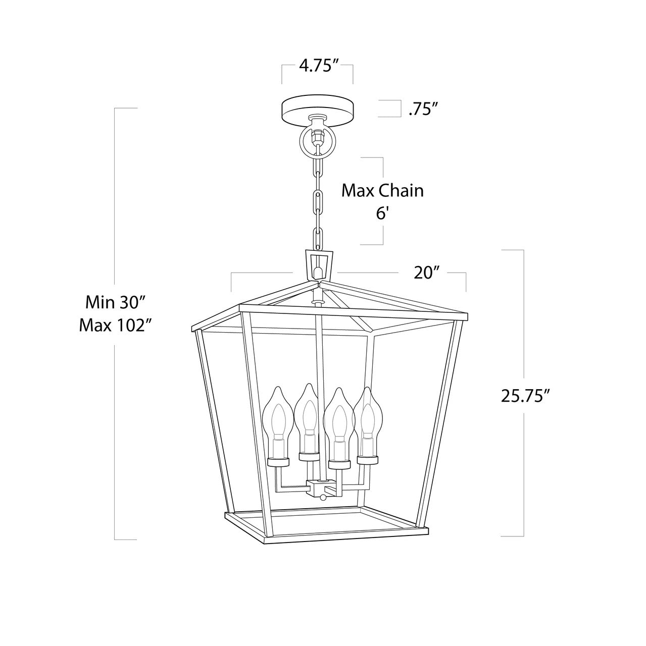 Regina Andrew Coastal Living Hampton Outdoor Lantern in Black By Regina Andrew 17-1016