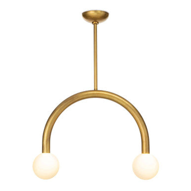 Regina Andrew Happy Pendant Chandelier Small in Natural Brass 16-1318NB