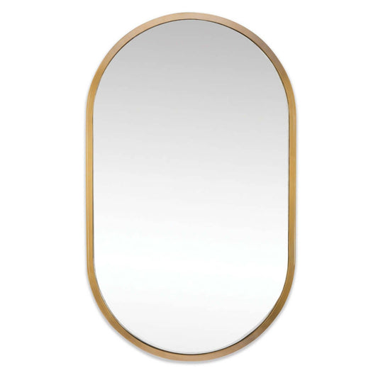 Regina Andrew Canal Mirror (Natural Brass) 21-1088NB