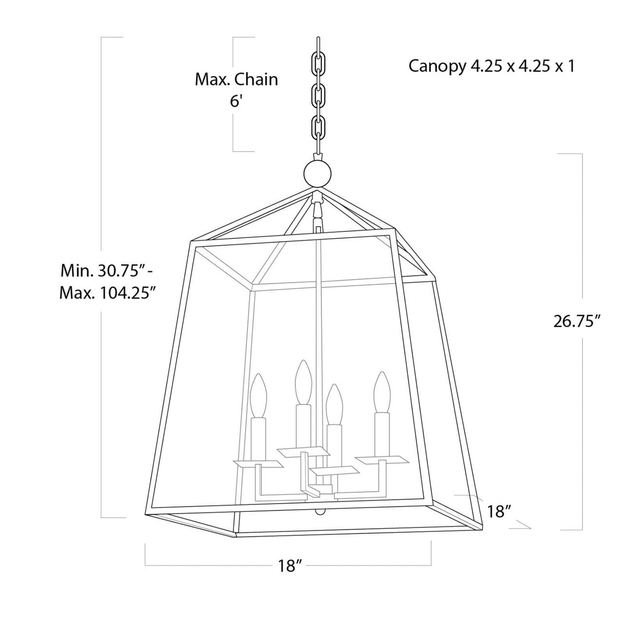 Regina Andrew Coastal Living Cachet Lantern (Polished Nickel) Designed By Regina Andrew 16-1010PN