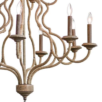 Regina Andrew Coastal Living Jute Chandelier Designed By Regina Andrew 16-1024