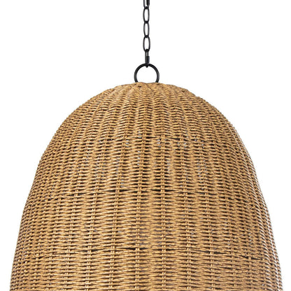 Regina Andrew Coastal Living Beehive Outdoor Chandelier Pendant Large in Natural By Regina Andrew 17-1002NAT