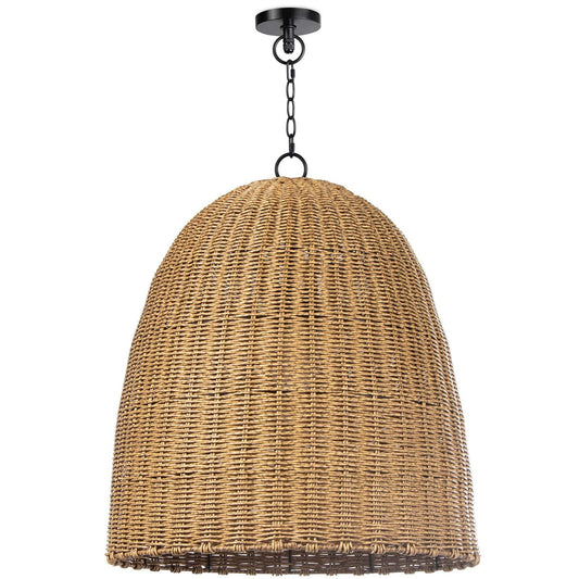 Coastal Living Beehive Outdoor Pendant Large (Weathered Natural) 17-1002NAT