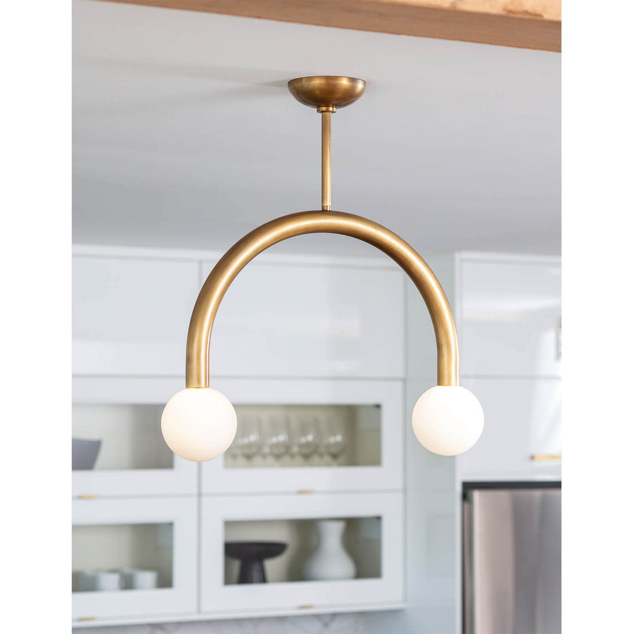 Regina Andrew Happy Pendant Chandelier Small in Natural Brass 16-1318NB