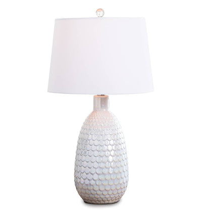 Coastal Living Glimmer Ceramic Table Lamp (Pearlized White) 13-1494WT