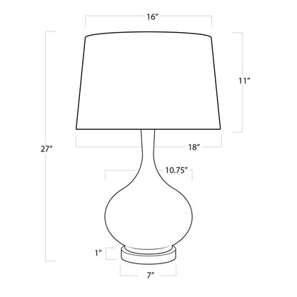 Regina Andrew Ivory Ceramic Table Lamp 13-1057