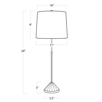 Regina Andrew Coastal Living Parasol Table Lamp Designed By Regina Andrew 13-1339