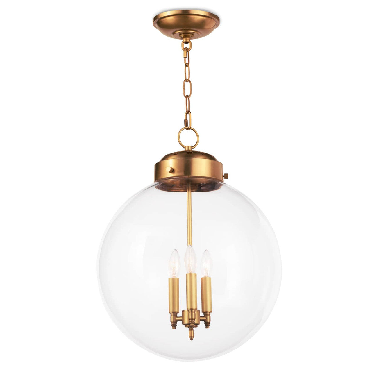 Southern Living Globe Pendant (Natural Brass) 16-1004NB