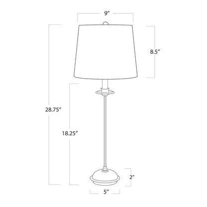 Regina Andrew Southern Living Fisher Stem Buffet Lamp 13-1538