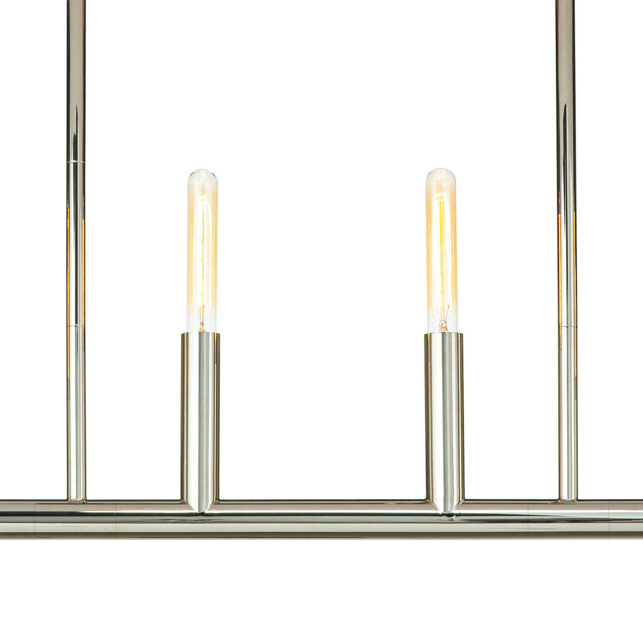 Regina Andrew Wolfe Linear Chandelier in Polished Nickel 16-1312PN