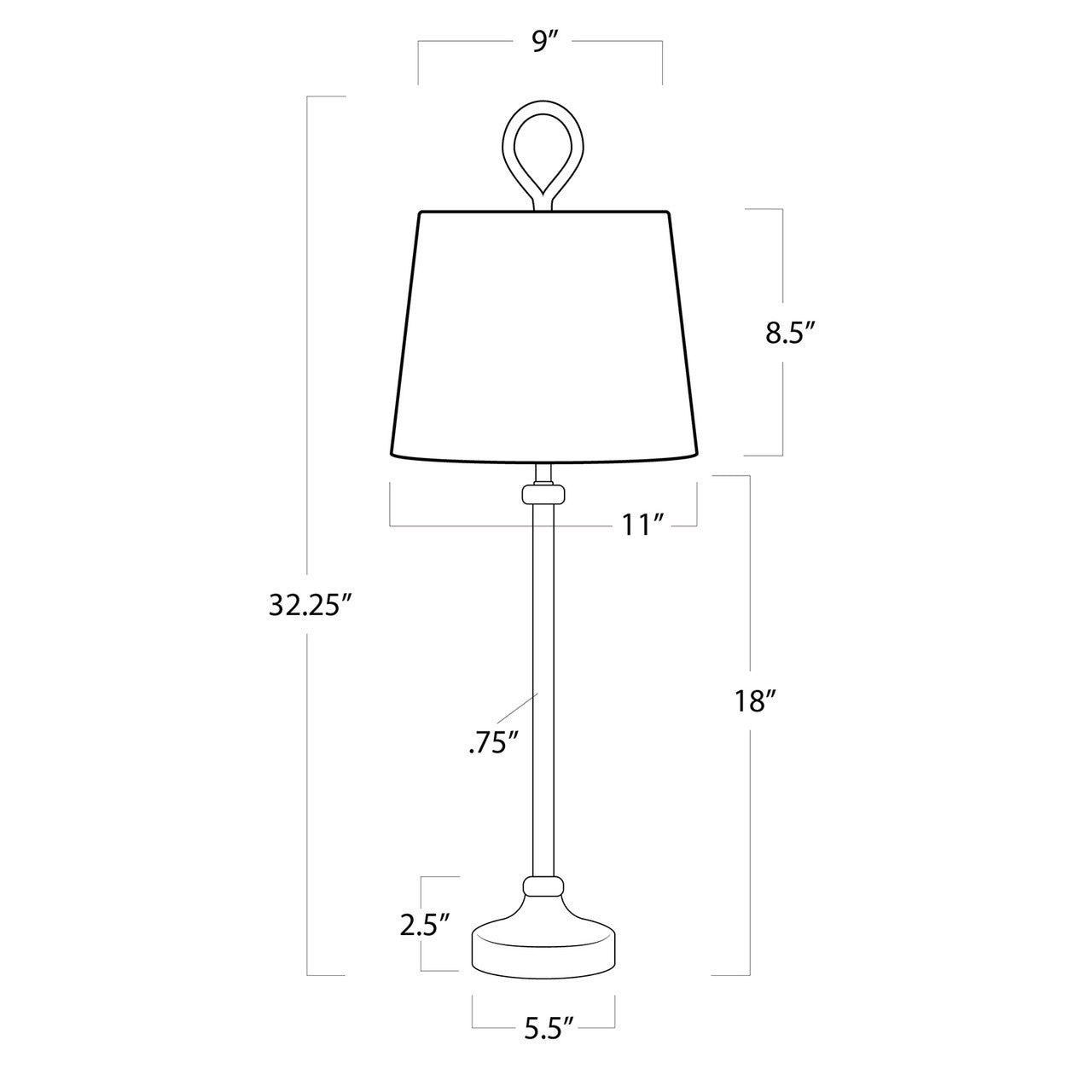 Regina Andrew Coastal Living Bimini Buffet Lamp By Regina Andrew 13-1521