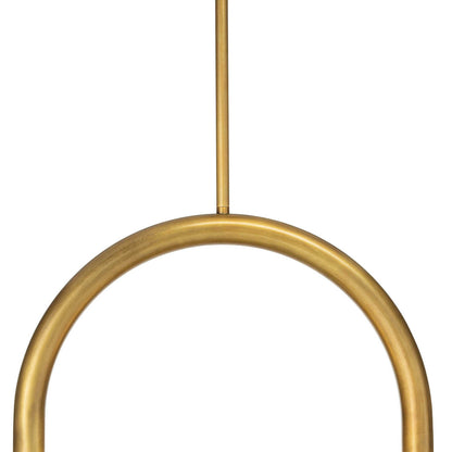 Regina Andrew Happy Pendant Chandelier Small in Natural Brass 16-1318NB