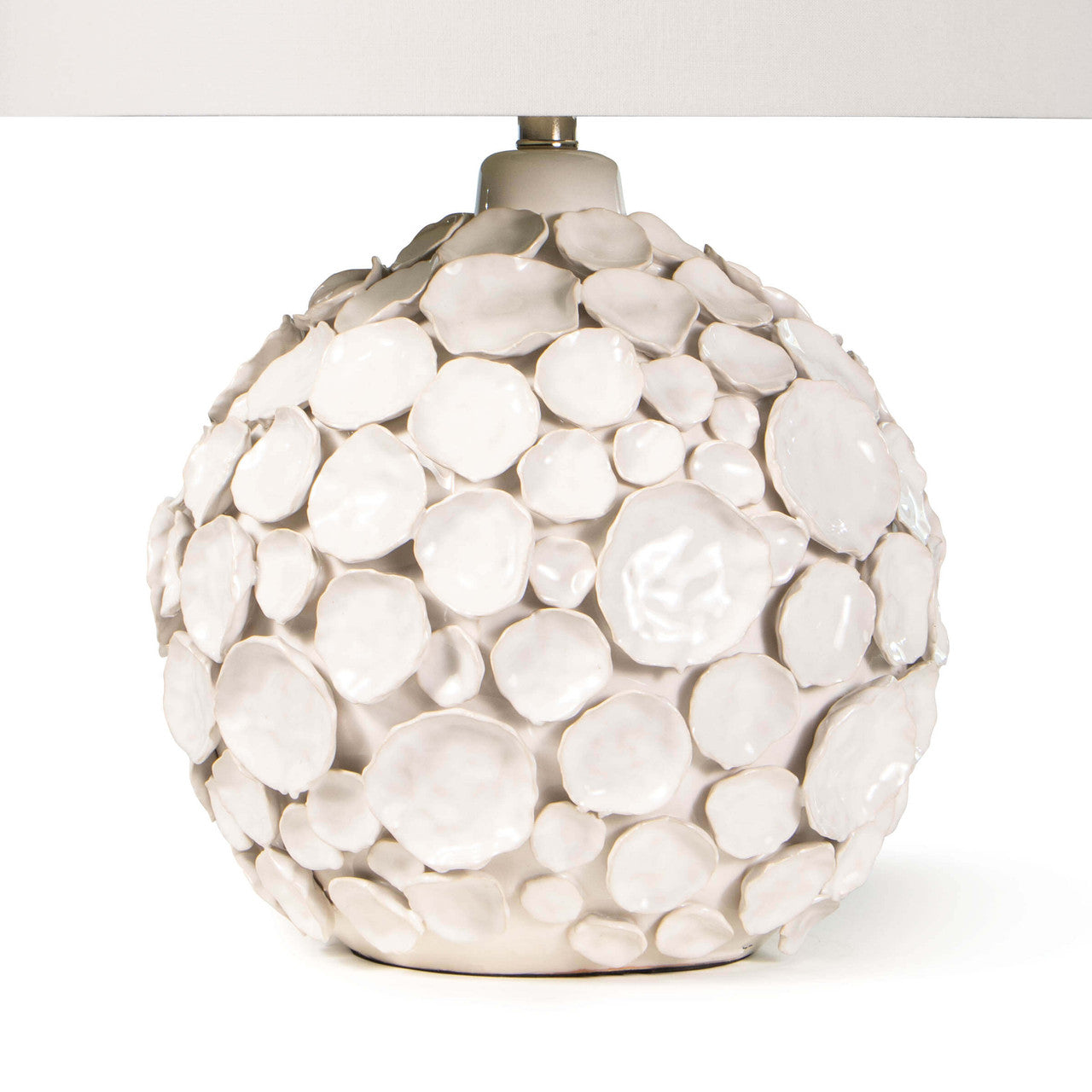 Regina Andrew Coastal Living Lucia Ceramic Table Lamp (White) Designed By Regina Andrew 13-1366WT