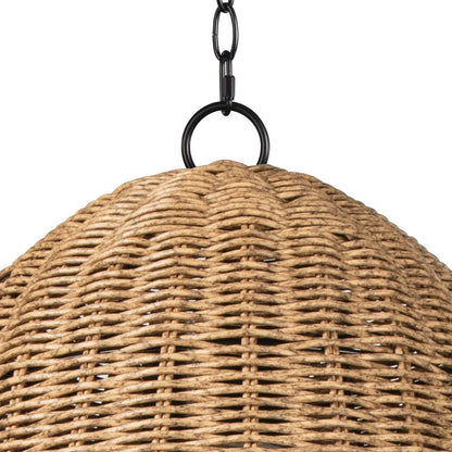 Regina Andrew Coastal Living Beehive Outdoor Chandelier Pendant Small in Natural By Regina Andrew 17-1001NAT