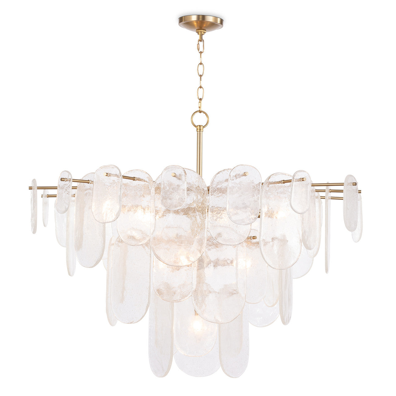 Echo Chandelier (Natural Brass)