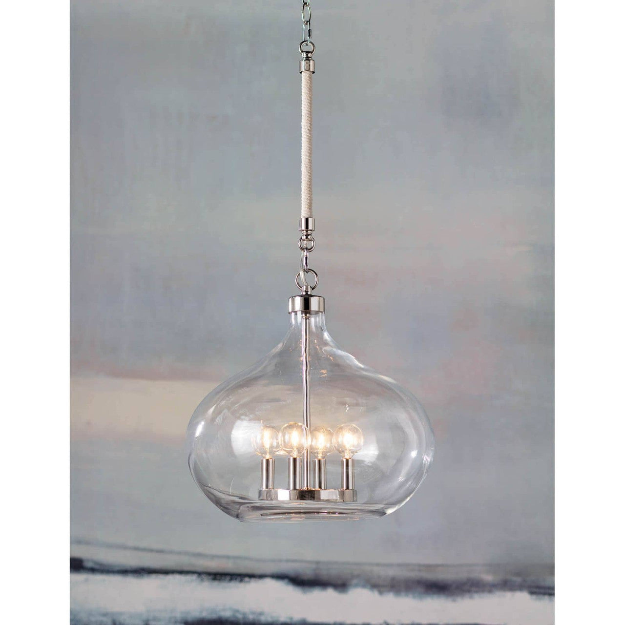 Regina Andrew Coastal Living Dover Pendant (Polished Nickel) Designed By Regina Andrew 16-1207PN