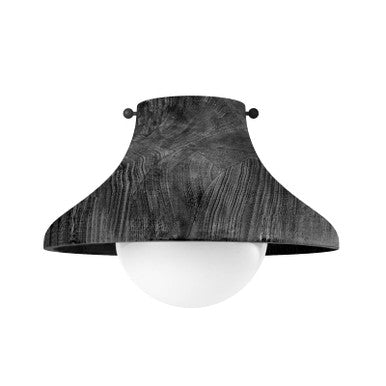 Regina Andrew Coastal Living Surfside Wood Flush Mount in Black By Regina Andrew 16-1347EB