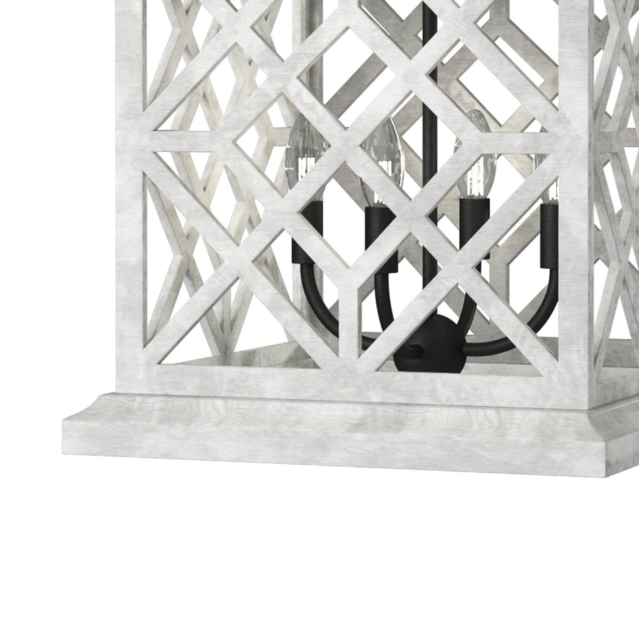 Regina Andrew Coastal Living Chatham Wood Lantern in White By Regina Andrew 16-1364WT