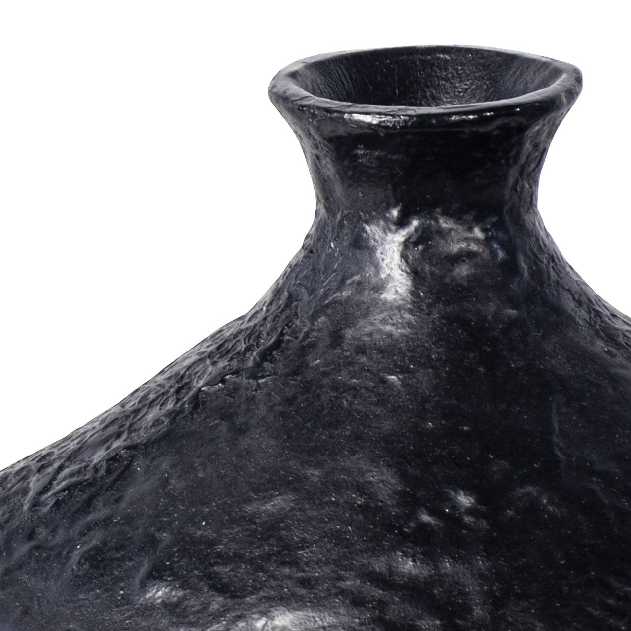 Regina Andrew Poe Metal Vase (Black) 20-1444BLK