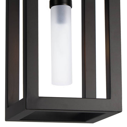 Regina Andrew Coastal Living Montecito Outdoor Lantern Small in Black By Regina Andrew 17-1008