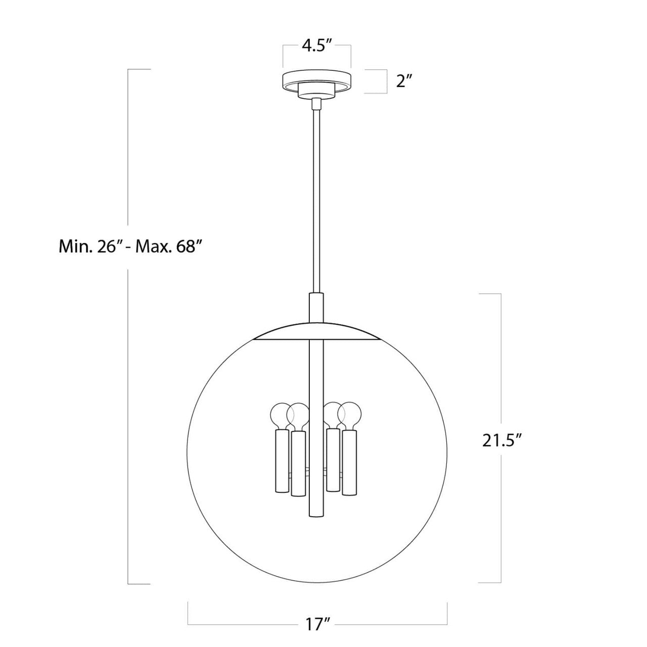 Regina Andrew Coastal Living Cafe Pendant Medium (Polished Nickel) Designed By Regina Andrew 16-1247PN