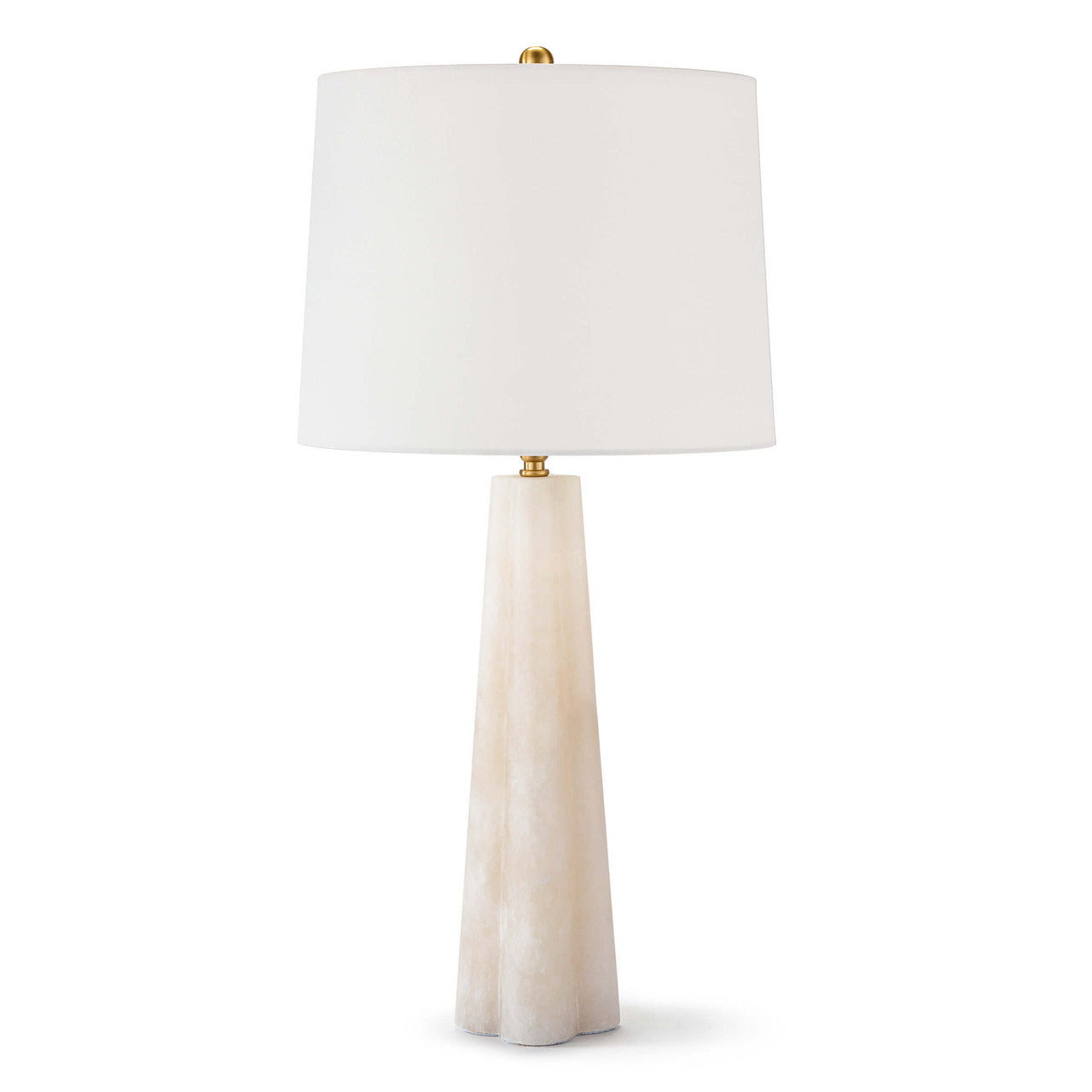 Regina Andrew Quatrefoil Alabaster Table Lamp Small 13-1037