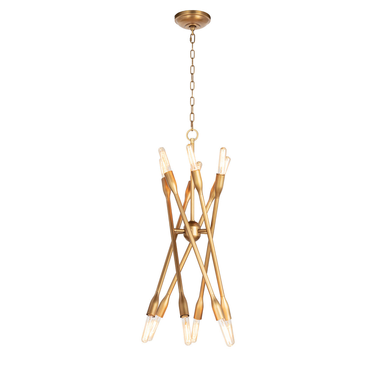 Regina Andrew Cobra Chandelier Small (Natural Brass) 16-1428NB