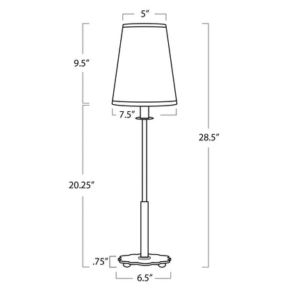 Regina Andrew Southern Living Daisy Buffet Lamp 13-1648