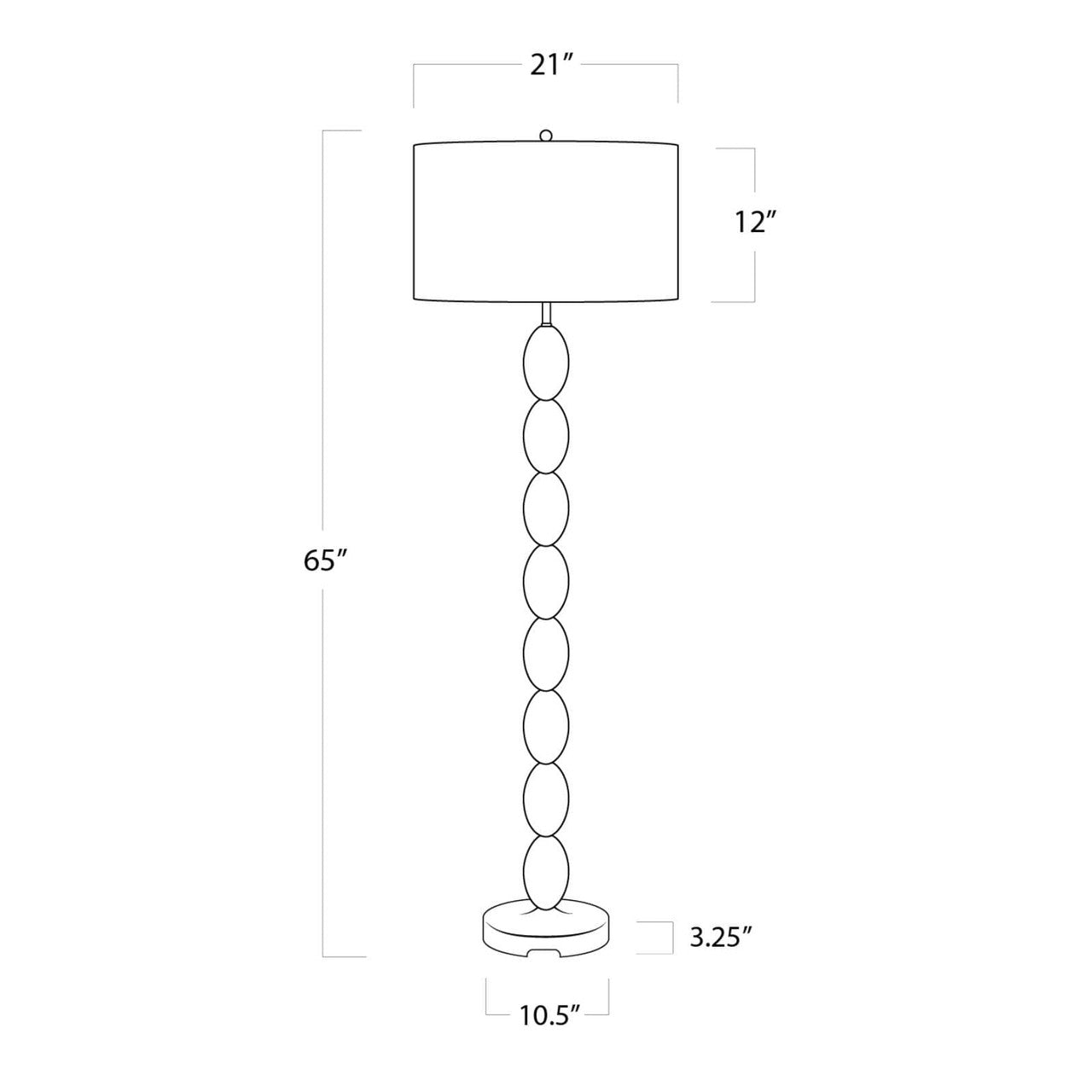 Regina Andrew Coastal Living Buoy Floor Lamp Designed By Regina Andrew 14-1034