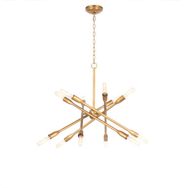 Regina Andrew Cobra Chandelier Small (Natural Brass) 16-1428NB