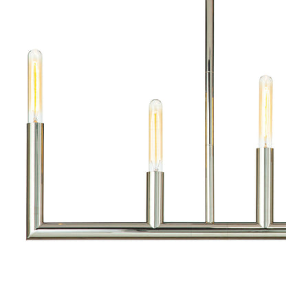 Regina Andrew Wolfe Linear Chandelier in Polished Nickel 16-1312PN